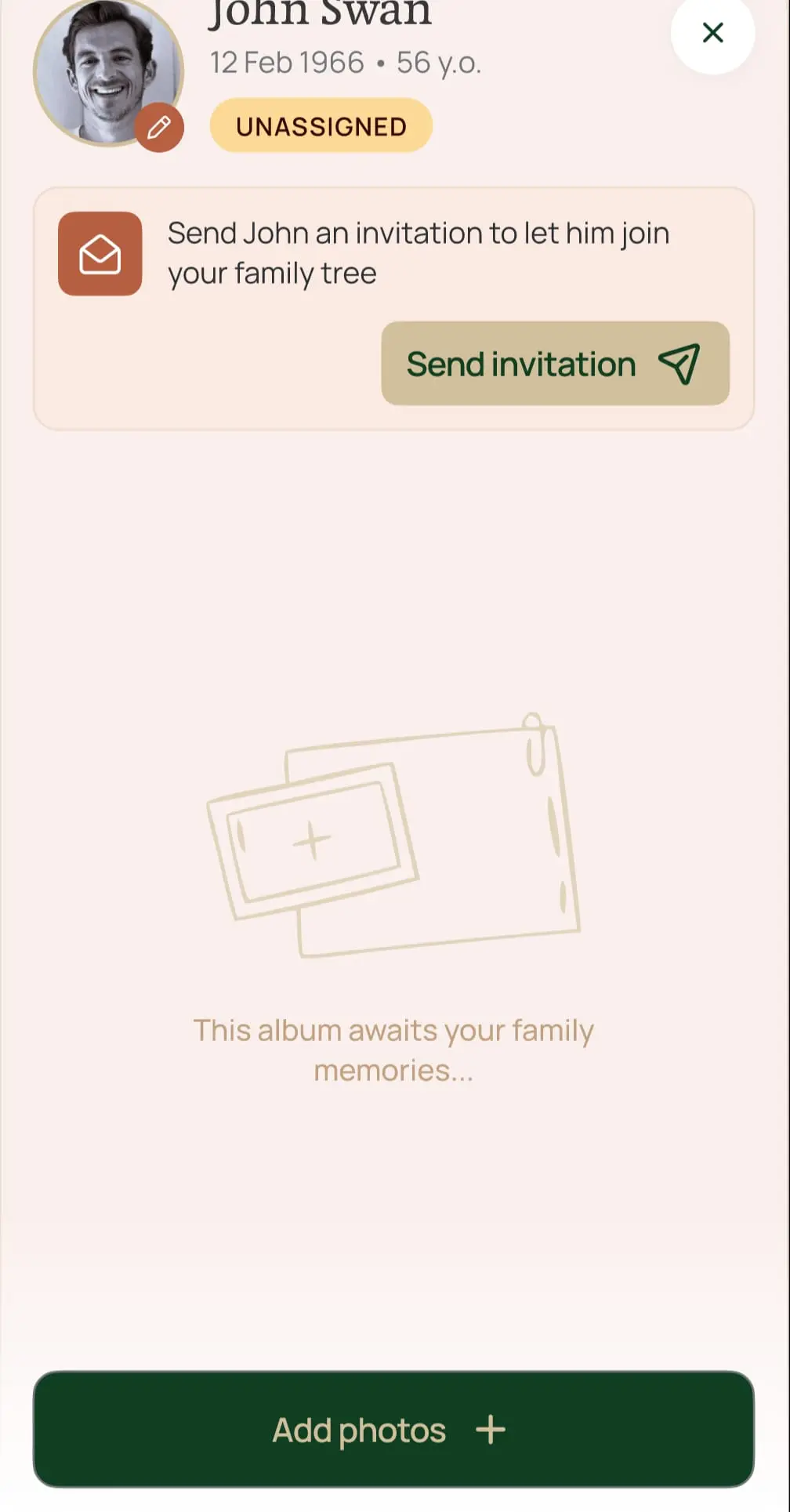 Rooted Memories app screenshot 4